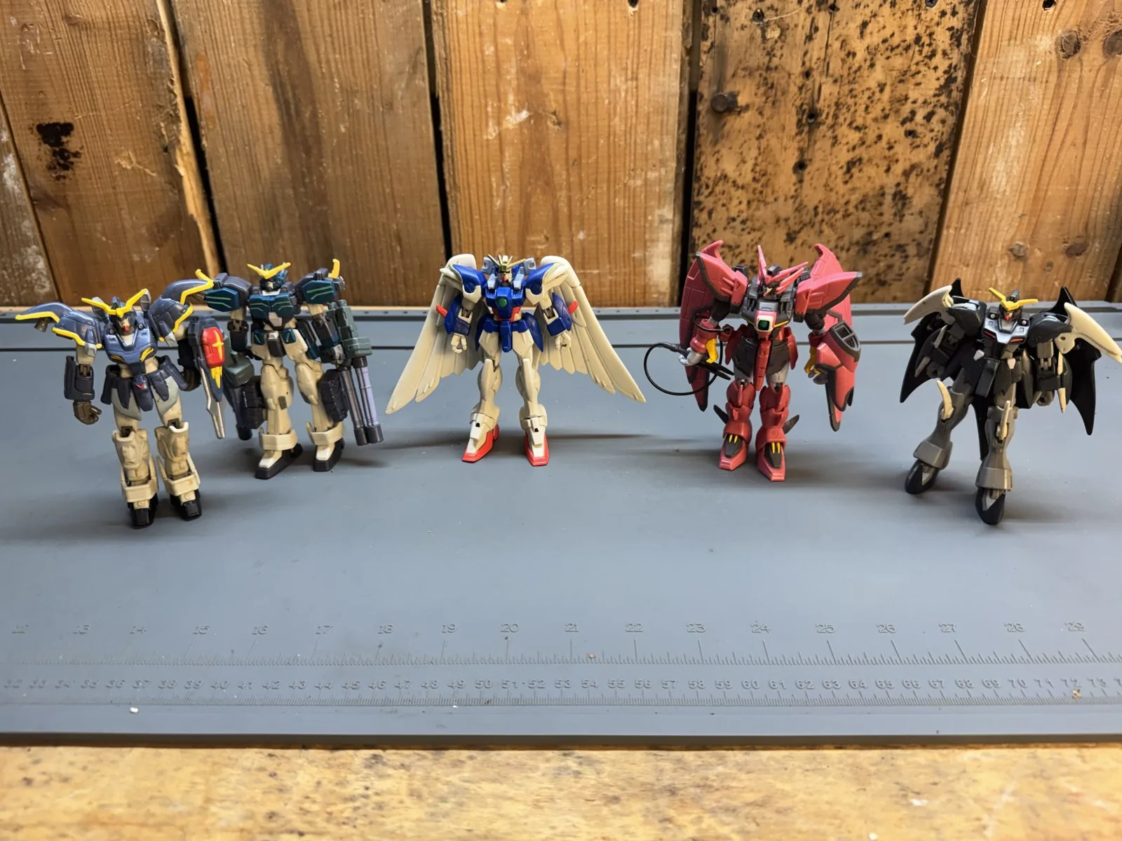 2000 Bandai MSiA Gundam Wing 5 Figure Lot Wing Zero Deathscythe Heavyarms Epyon